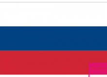 Samolepka - vlajka Rusko