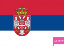 Samolepka - vlajka Srbsko