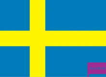 Samolepka - vlajka Švédsko