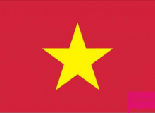 Samolepka - vlajka Vietnam