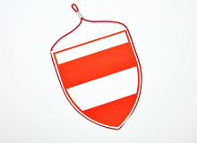 Znak města Brna - stolní vlaječka na zavěšení