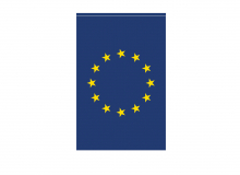 Evropská unie – zástava s průchozím tunýlkem nahoře