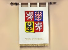Slavnostní vyšívaný velký státní znak ČR ve velkém provedení