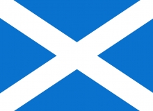 Tištěná vlajka Skotsko