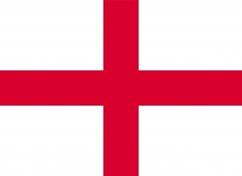 Tištěná vlajka Anglie
