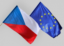 Sada vlajek ČR a EU