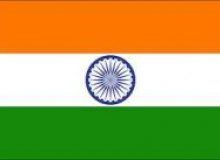 Státní vlajka Indie tištěná venkovní