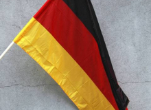 Státní vlajka Německo tištěná venkovní