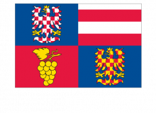 Samolepka - vlajka Jihomoravský kraj