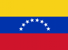 Státní vlajka Venezuela tištěná venkovní