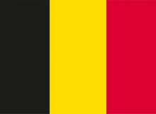Státní vlajka Belgie tištěná venkovní