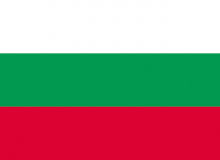 Státní vlajka Bulharska tištěná venkovní