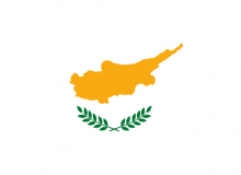 Státní vlajka Kypr tištěná venkovní