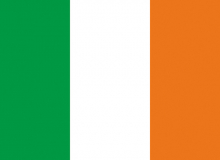 Státní vlajka Irsko tištěná venkovní