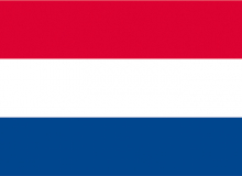 Státní vlajka Nizozemsko tištěná venkovní