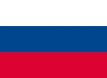 Státní vlajka Rusko tištěná venkovní