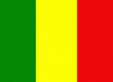 Státní vlajka Mali tištěná venkovní