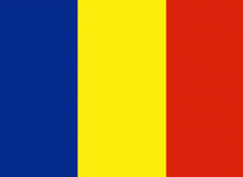 Státní vlajka Rumunsko tištěná venkovní