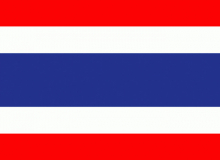 Státní vlajka Thajsko tištěná venkovní