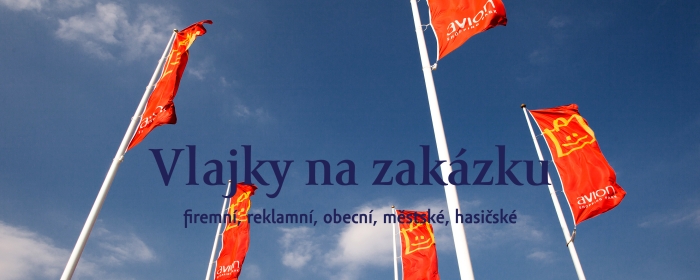 Venkovní vlajky na zakázku Brno