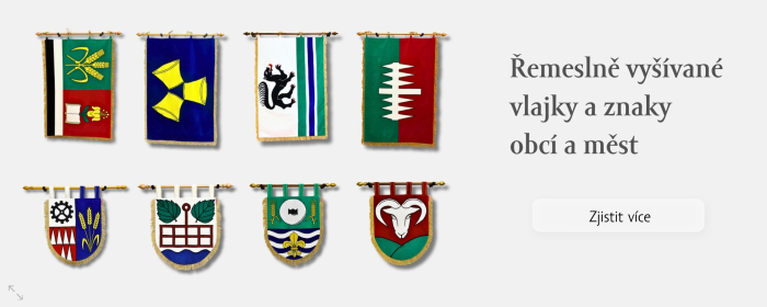 Vyšívané vlajky a prapory